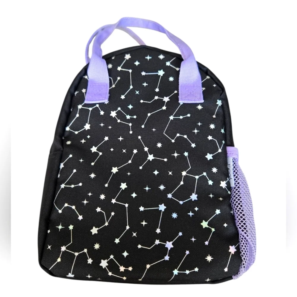 Yoobi Kids Constellation Lunch Box- Black and Purple
